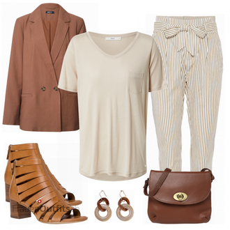 Outfit mit Braun Gina Tricot "Perfekt für die Freizeit"
