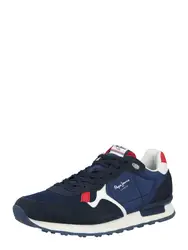 Pepe Jeans Sneaker ''''BRITT'''' dunkelblau / navy / weiß / rot