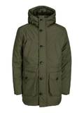 Blaue und grüne Parkas image