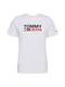 Tommy Jeans T-Shirt weiß / rot / navy