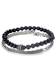 Kingka Armband Set schwarz / silber