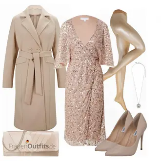 Outfit mit Kleid Große Größe/Kleid Maya Deluxe "Mega schönes Outfit"