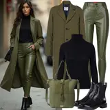 Outfiti s kožnim hlačama image