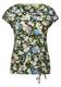 CECIL Damen T-Shirt mit Blumen Muster in Grün