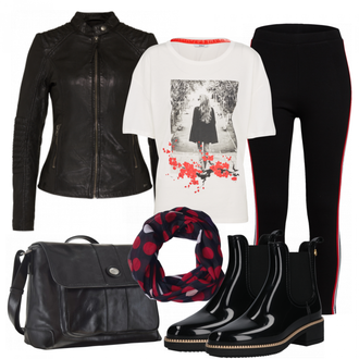 Outfit mit Blau Tigha "Vera"