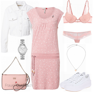 Outfit mit Weiß Sneaker Converse "Bequemer Alltagslook"