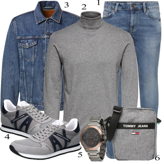 outfit mit Siva Superga Armani Exchange "Vsakdanja oblačila"