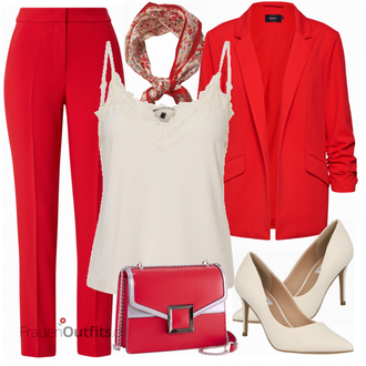 Outfit mit Rosa/Beige/Blau Schuh High Heel Steve Madden "Super schönes Outfit fürs Büro"