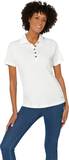 Weiß Slim fit Poloshirts für Damen image