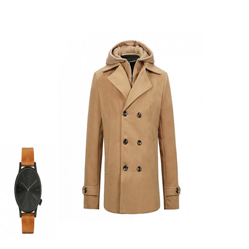 Braun WinterMantel/Winter Parka Allthemen kombinieren