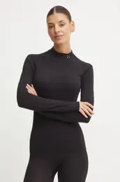 Funkcionalna majica z dolgimi rokavi Haglfs Latnja Wool rna barva, 607477