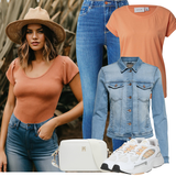 Orange Adidas Originals Sneaker Outfits image