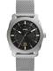 FOSSIL Analoguhr gold / schwarz / silber / wei