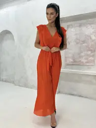 Jumpsuit orange BI-1121.orange