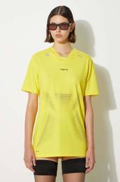 Kratka majica PUMA x Football Jersey enska, rumena barva, 62798285