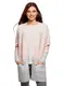 oodji Ultra Damen Lässiger Cardigan mit Seitentaschen, Rosa, DE 38 / EU 40 / M