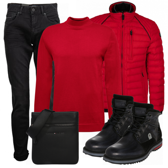 Outfit mit Rot wellensteyn "Winter Outfit"