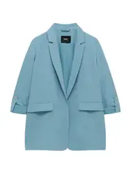 Pull&Bear Blazer rauchblau
