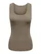 ONLY Damen ONLEA S/L 2-Ways FIT JRS NOOS Top, Walnut, Medium