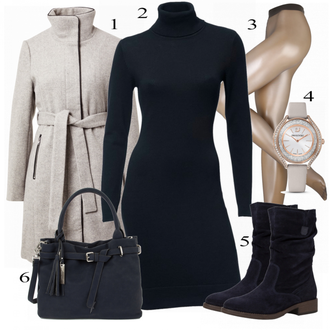Outfit s Bezhovo Дамско бельо и бански костюми Falke "Офис визия"