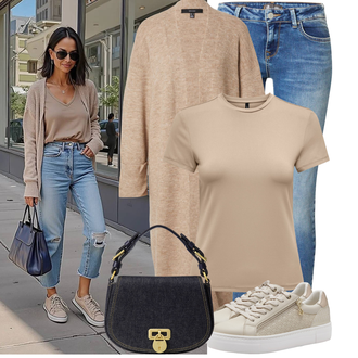 Winter Outfit mit Hellblau/Blau Lederjacke/Ankle Boot/Biker Jeans/Jeans mit Schlitz/Low Rise Jean/Low Waist Jean/Push up Jeans/Slim Fit Jeans/Schlupfjeans/Cuir Chaussures/男士皮夹克/Winterjacke LTB "Stilvoller Look für die Freizeit"