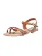 ABOUT YOU Riemchensandalen MAURA braun