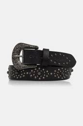Usnjen pas KENDALL BELT enski, rna barva, PL020854