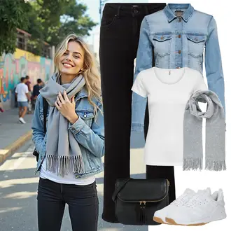 Party Outfits Große Größen mit Schwarz Hose Große Größe/T-shirt/Sportschuhe/Jeans mit Schlitz/Regular-Fit Jeans/Formelles Hemd/Slim Fit Jeans/Straight Leg Jean/Cuir Chaussures/Thermojeans/Winterjacke Only, Hellblau/Blau Mantel/Bluse Große Größe/Jeansjacke/Kurze Jeansjacke/Vintage Jacke Only, Weiß/Creme/Grau/Silber Bluse Große Größe/Shirt & Top Große Größe/Shirt/Basic Top/Men's Running Shoes/Caual T-Shirt/Funktions T-Shirt/Kurzarm T-Shirt/Sport-T-Shirt Only "Frühlingsoutfit"