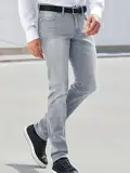 Knielange Jeans mit Löchern image