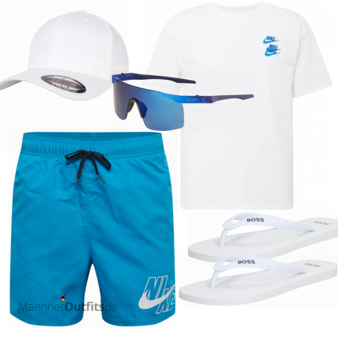 Weiß Sandalen Boss kombinieren