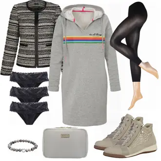 Outfit mit Grau Sneaker Ara "Stunning"