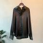 Retro Chiffon blouse voor dames image