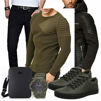 Outfit mit Blau Sneaker Timberland "Praktischer Look"