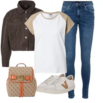 Outfit s Pastelové barvy Teniska Victoria "Lehký outfit"