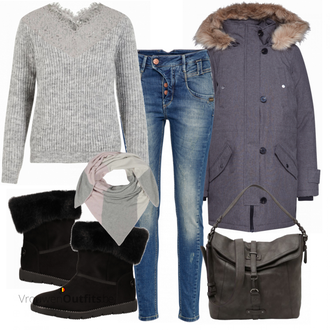 Outfit met blauw Gang "Gang JEANS"