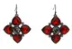 GUESS Ohrhänger Ube91108 feuerrot / schwarz