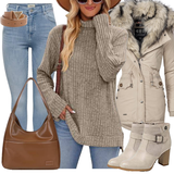 Winter Outfits im ästhetischen Old Money Stil image