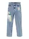 Desigual Jeans blue denim / wei / hellgelb / jade / pastellpink