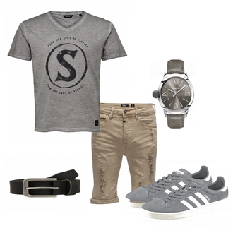 Outfit mit Weiß Sneaker Adidas Originals "SummerTime"