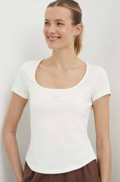 Kratka majica Wardrobe Essentials enska, be barva, 100076094