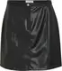 Vila Rok Vipen Coated Hw Braid Skirt 14100268 Black Beauty Dames Maat - W44