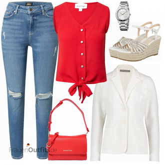 Outfit mit Grau Betty Barclay "Schicker Alltagslook"