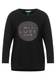 Street One Damen Shirt mit Partprint in Schwarz