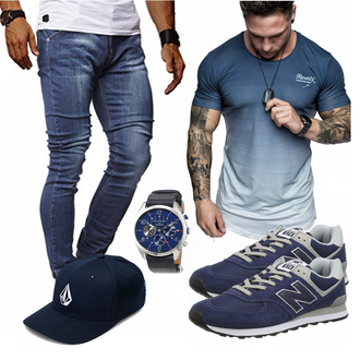 Outfit mit Blau Volcom "SOMMER LOOK"