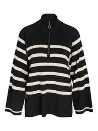 Svetr 'FIFI' černá / offwhite