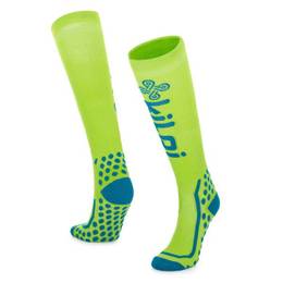 Unisex running knee-high socks COMPRESS-U light green