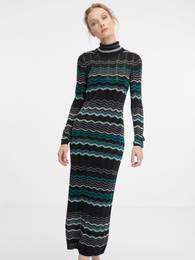 Black women's midi dress - Women's