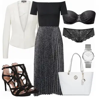 Elegante Outfits Lang mit Grau/Grün/Silber/Lila/Gelb Armbanduhr/Kettenuhr/Uhrwerkzeug Liebeskind Berlin "Eleganter Look"
