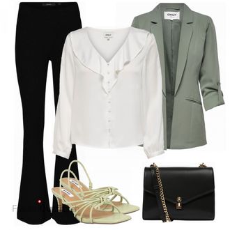 Sommer Outfits für mollige Frauen "Schickes Business Outfit"
