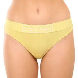 Women's thongs yellow